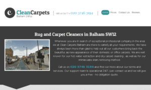 Cleancarpetsbalham.co.uk thumbnail