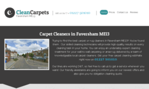 Cleancarpetsfaversham.co.uk thumbnail