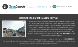 Cleancarpetsrayleigh.co.uk thumbnail