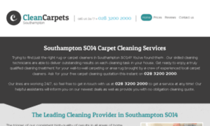 Cleancarpetssouthamptoncentral.co.uk thumbnail