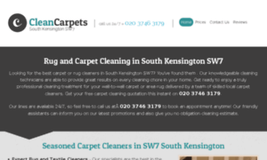 Cleancarpetssouthkensington.co.uk thumbnail