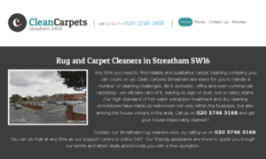 Cleancarpetsstreatham.co.uk thumbnail