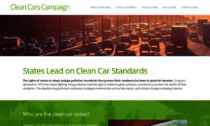 Cleancarscampaign.org thumbnail