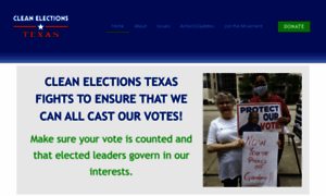 Cleanelectionstx.org thumbnail