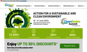 Cleanenvirosummit.gov.sg thumbnail