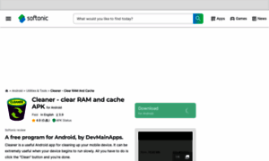 Cleaner-clear-ram-and-cache.en.softonic.com thumbnail