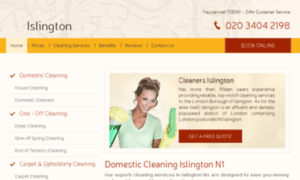 Cleanersislington.co.uk thumbnail