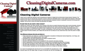 Cleaningdigitalcameras.com thumbnail