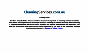 Cleaningservices.com.au thumbnail