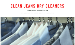 Cleanjeansdrycleaners.com thumbnail