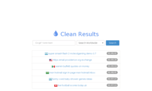 Cleanresults.co thumbnail