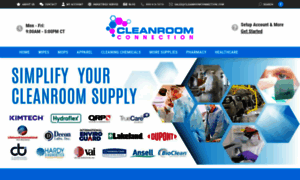 Cleanroomsupplies.com thumbnail