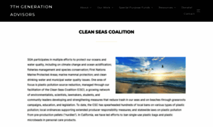 Cleanseascoalition.org thumbnail