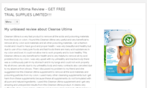 Cleanseultima-uk.com thumbnail