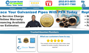 Cleanteamplumbing.com thumbnail