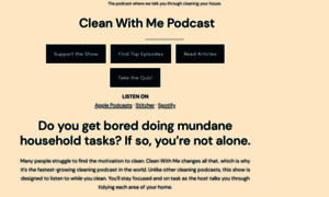 Cleanwithmepodcast.com thumbnail