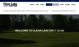 Clearlakegolfclub.com thumbnail