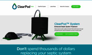 Clearpodwater.com thumbnail
