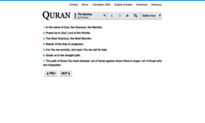 Clearquran.com thumbnail