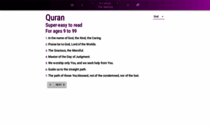 Clearquran.org thumbnail