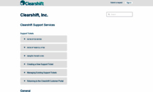 Clearshiftinc.zendesk.com thumbnail