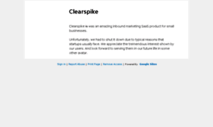 Clearspike.com thumbnail