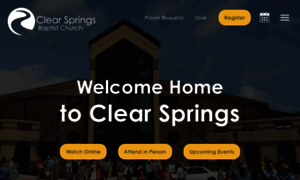 Clearspringsbaptist.net thumbnail