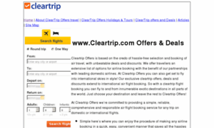 Cleartrip-offers.in thumbnail