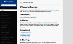 Clearwater.readthedocs.org thumbnail