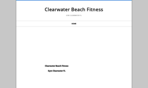 Clearwaterbeachfitness.org thumbnail