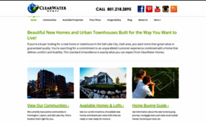 Clearwaterhomesutah.com thumbnail