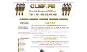 Clef.fr thumbnail