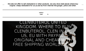 Clenbuterol.co.uk thumbnail