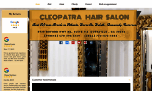Cleopatra-hair-salon.com thumbnail