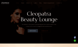 Cleopatrabeautylounge.com thumbnail