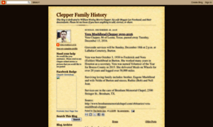 Clepperfamilyhistory.blogspot.com thumbnail