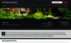 Clerkrecorder.calaverasgov.us thumbnail