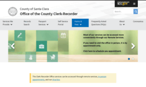 Clerkrecorder.sccgov.org thumbnail
