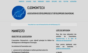 Clermontech.org thumbnail