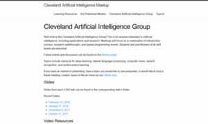 Clevelandaigroup.github.io thumbnail