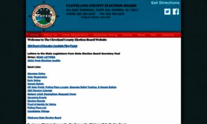 Clevelandcountyelectionboard.com thumbnail