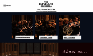 Clevelandorchestrayouthorchestra.com thumbnail