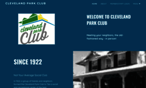 Clevelandparkclub.org thumbnail