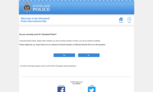 Clevelandpolice.engageats.co.uk thumbnail