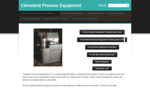 Clevelandprocessequipment.com thumbnail