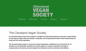 Clevelandvegansociety.org thumbnail
