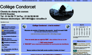 Clg-condorcet-dourdan.ac-versailles.fr thumbnail