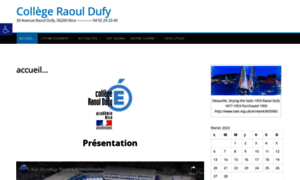 Clg-raoul-dufy.ac-nice.fr thumbnail