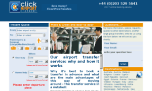Clickairporttransfer.com thumbnail
