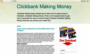Clickbankmakingmoney.blogspot.com thumbnail